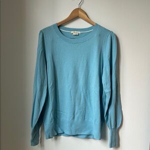 Boden Light Blue Crew Neck Sweater size 14